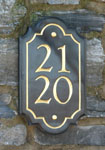 custom door number