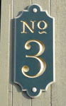 carved door number